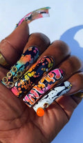 Custom Graffiti Nail Set